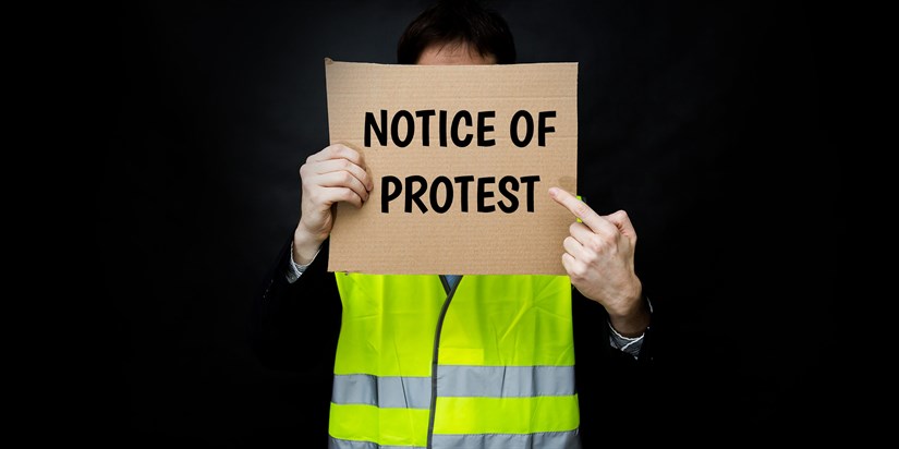 Notice of Protest shutterstock_1362177311