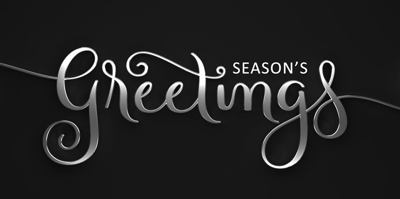 3d,Render,Of,Season’s,Greetings,Metallic,Silver,Brush,Calligraphy,On